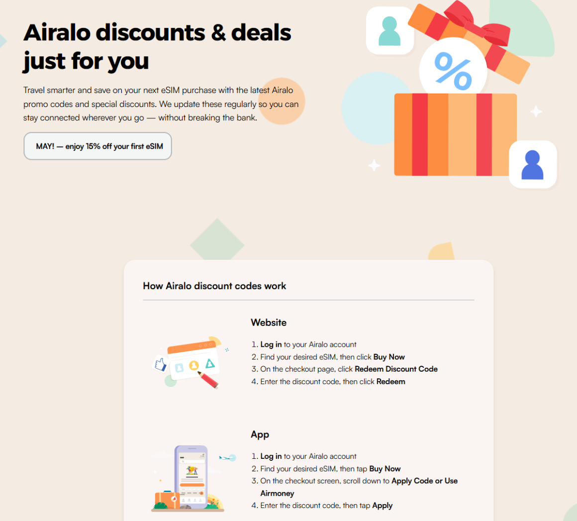 esim discount deals and promo code Airalo