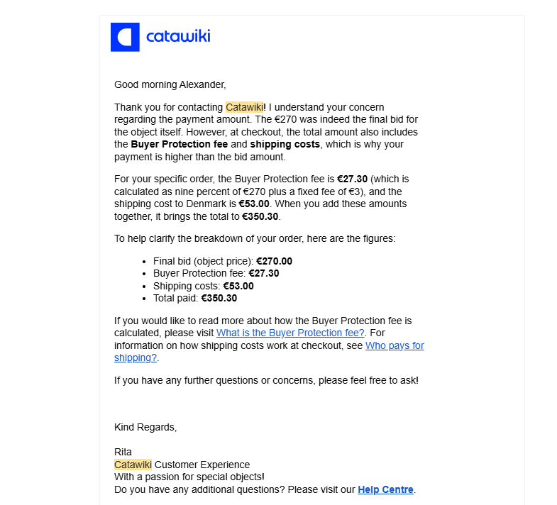 Be Aware of Buyer Protection and Shipping Fees Catawiki Review