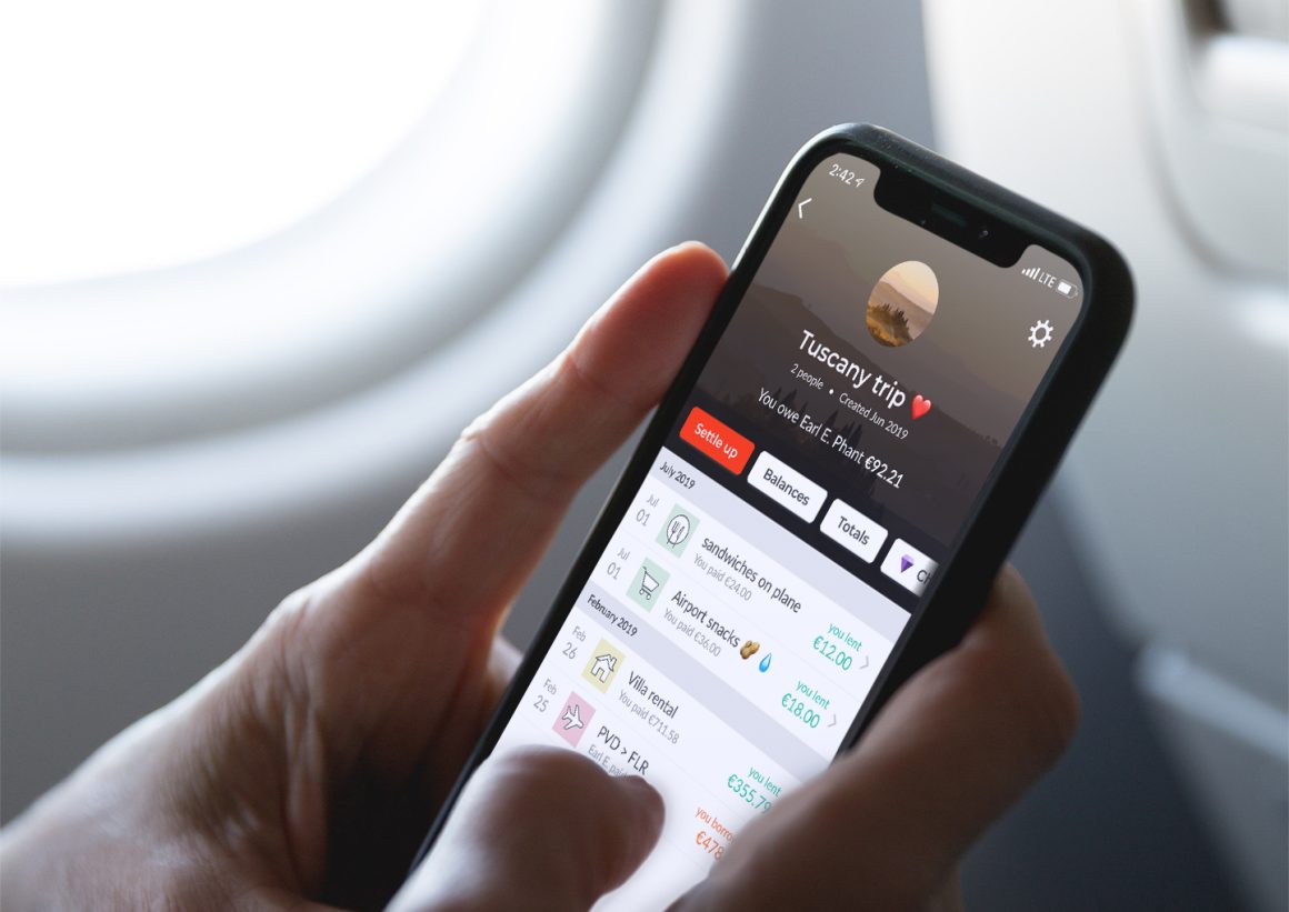 Splitwise iPhone app