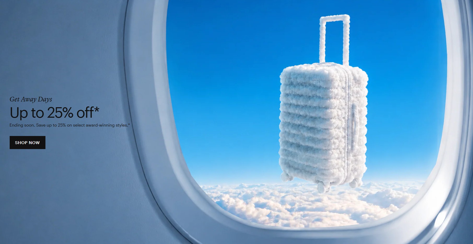 Away promo codes and offers fro suitcases and bags