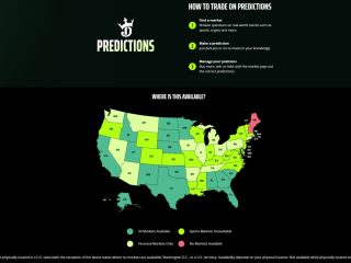 Draftkings Predictions Review and Legal States
