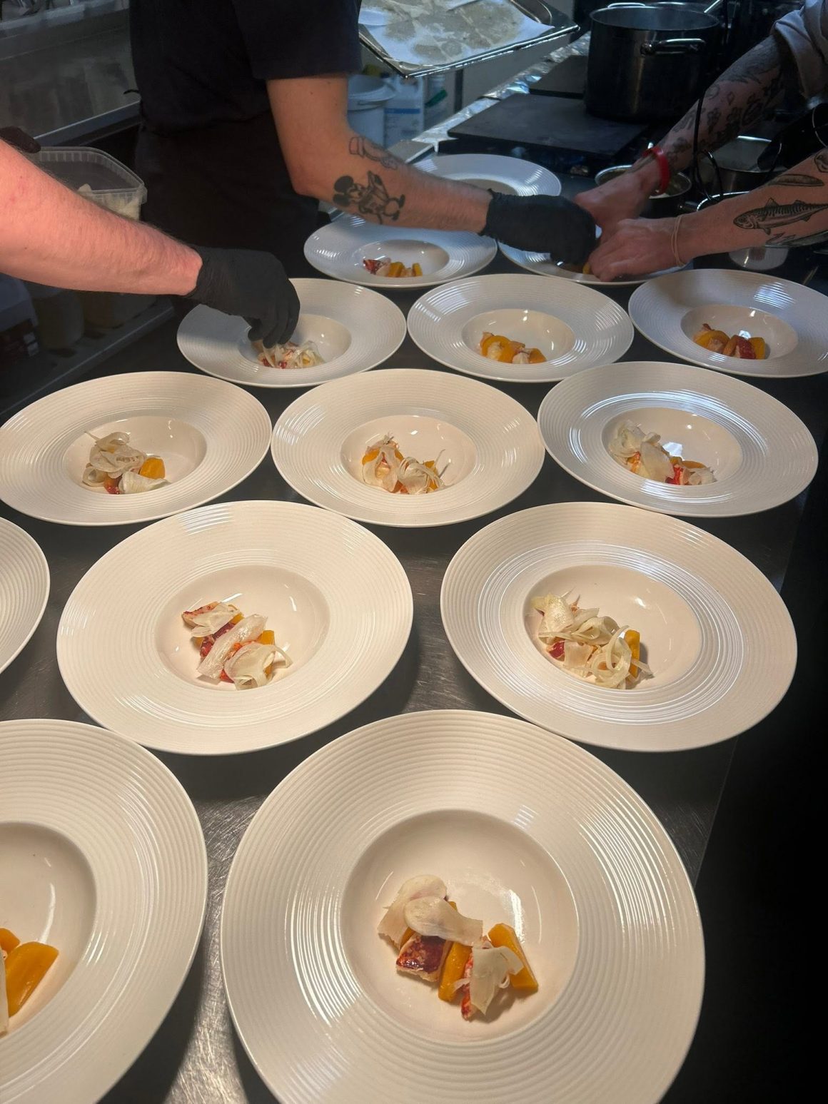 Strandhotel Røsnæs food