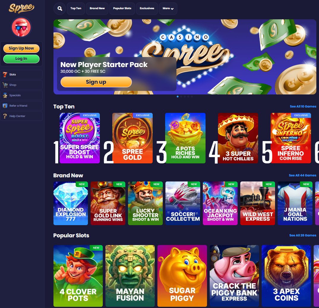Spree Casino Games Library: What Slots Can We Play Here