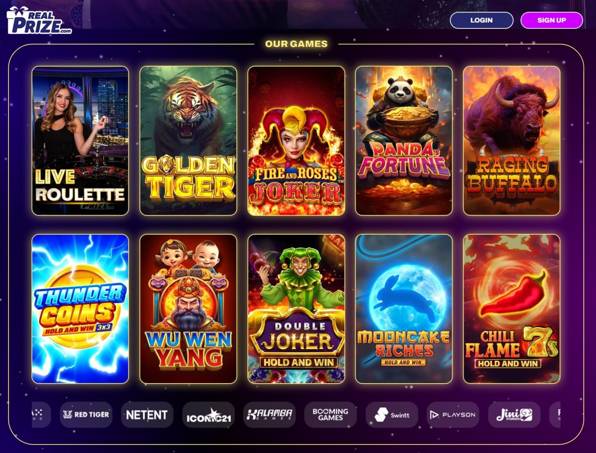 RealPrize Slot Games You Can Play