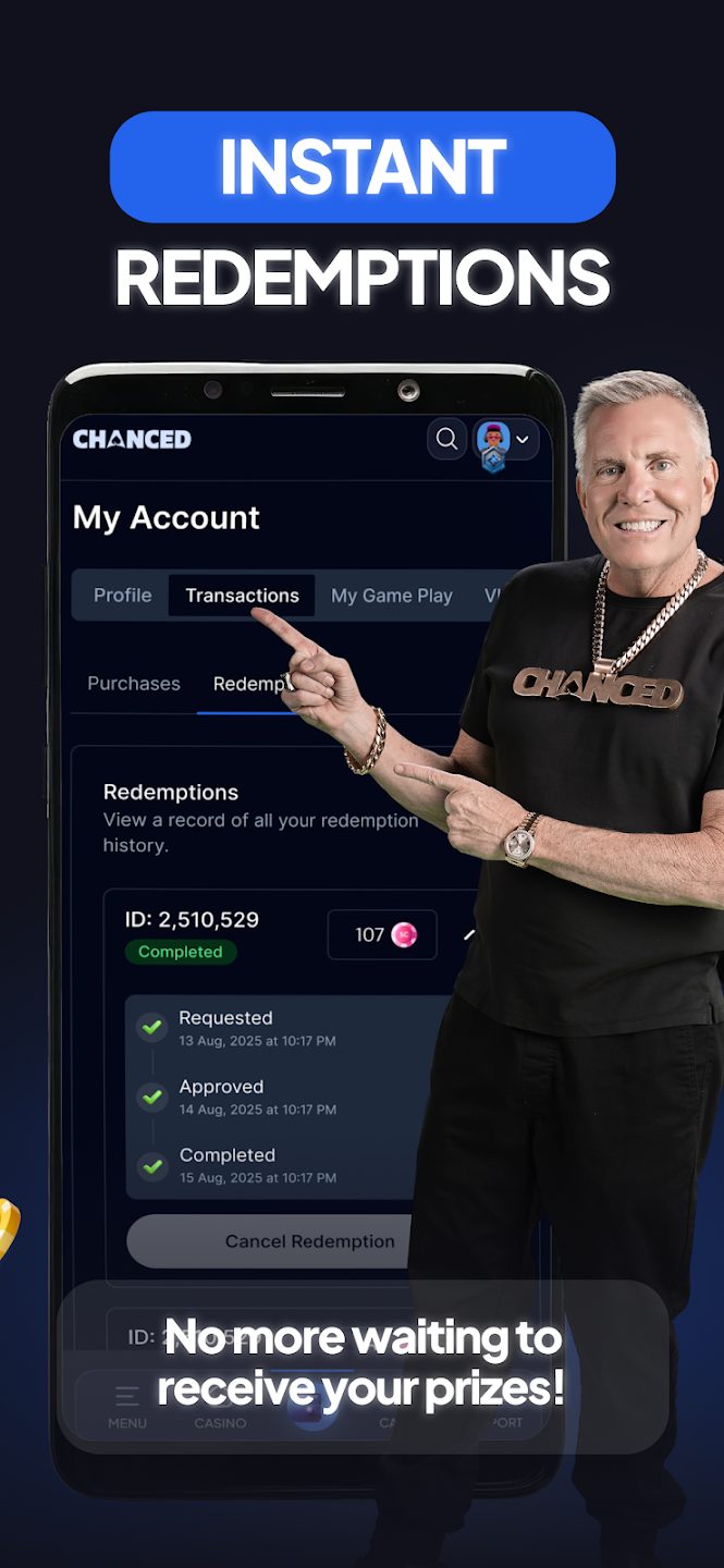 Chanced Payments & Redemptions