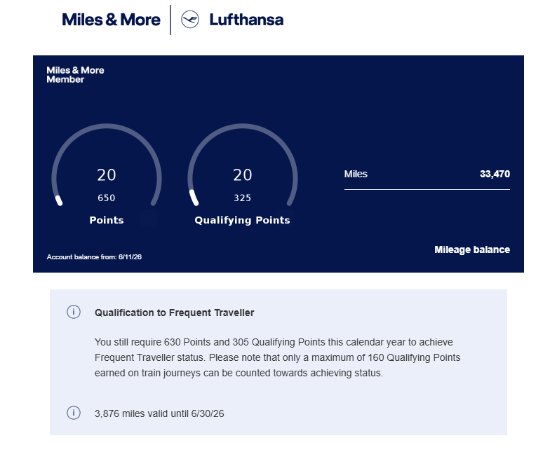 my personal miles and more points example