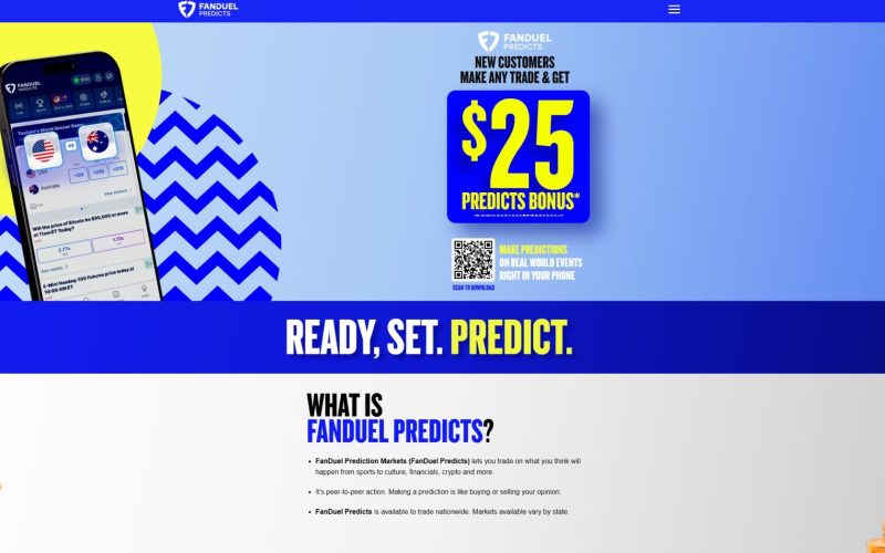 FanDuel Predicts Review 2026 & Promo Code: App, $25 Bonus, Legal States & Full Breakdown