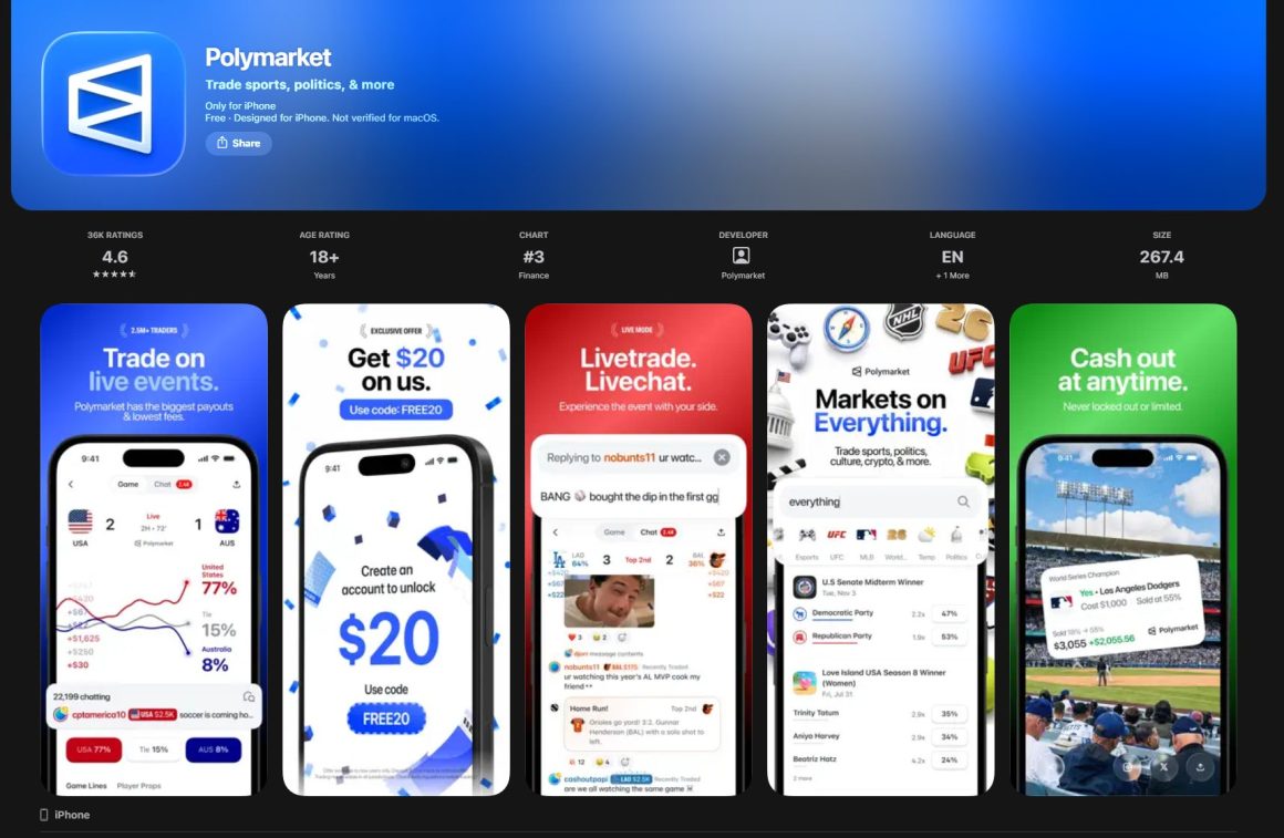 Polymarlet app review