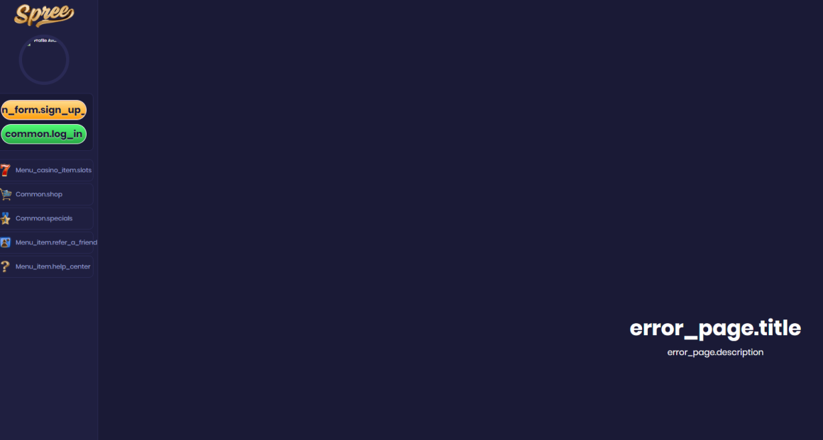 We found that when you click on Promotions on their site (in the footer), the page returns with a 404 error, but then it redirects back to the homepage. Hope it does not affect games and user experience during play and transactions. We hope the guys behind Spree.com fix this bug soon.