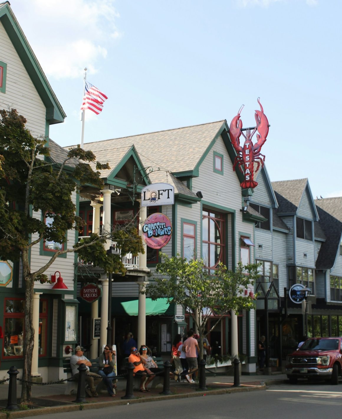 Downtown Bar Harbor Maine