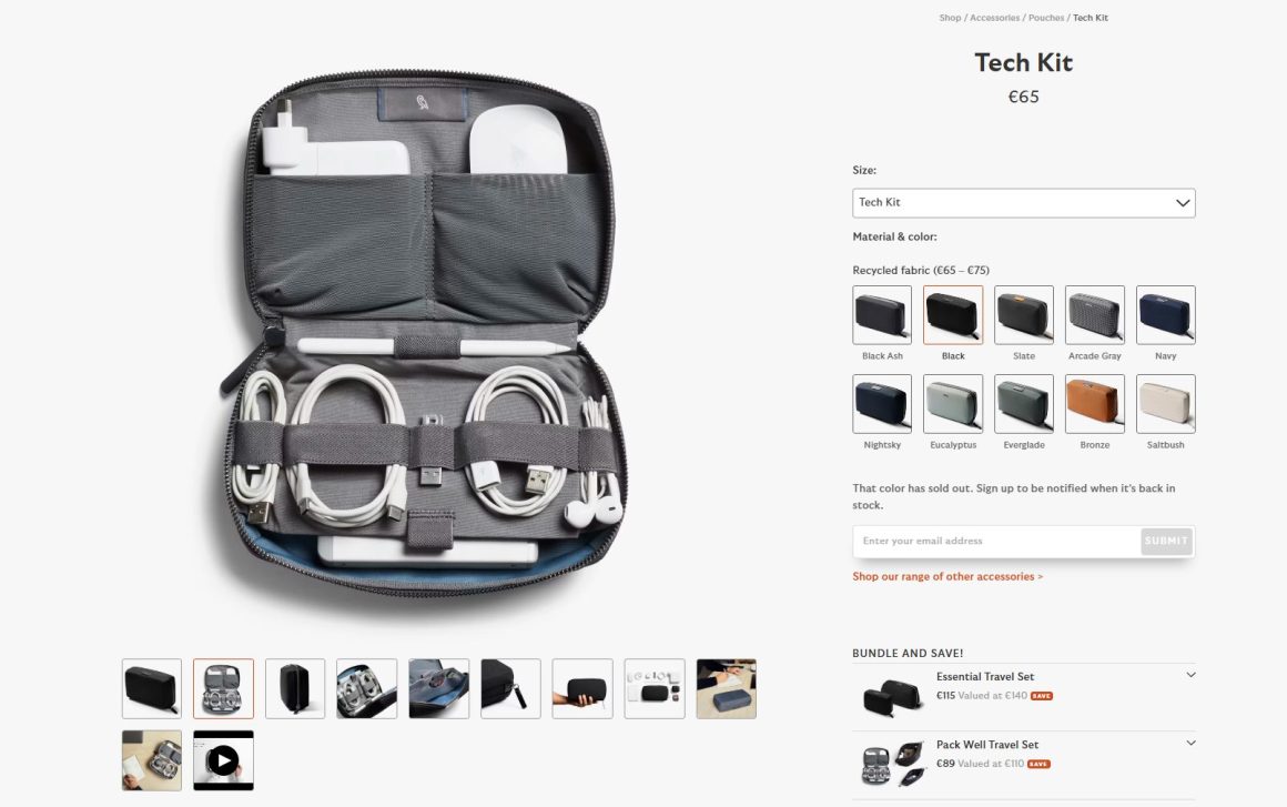 Bellroy's Tech Kit for Travelers