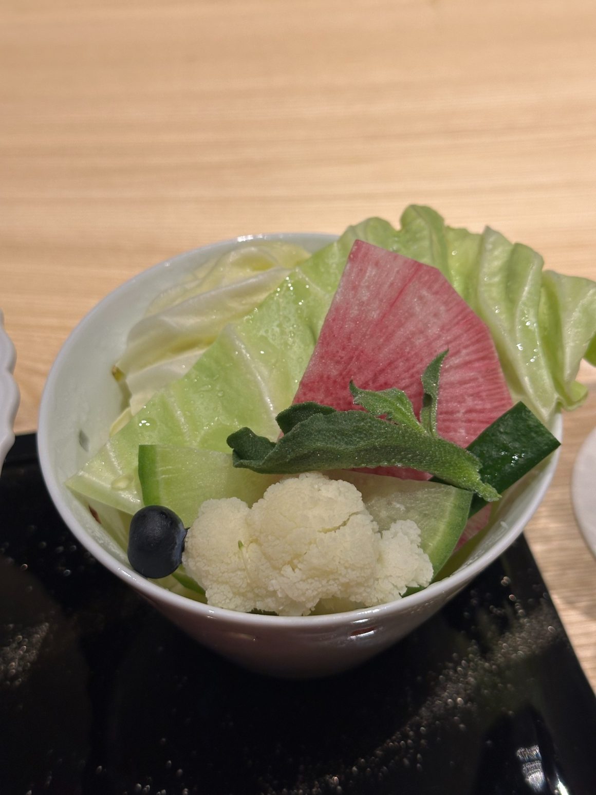 Seasonal Japanese appetizer served in a Kyoto restaurant