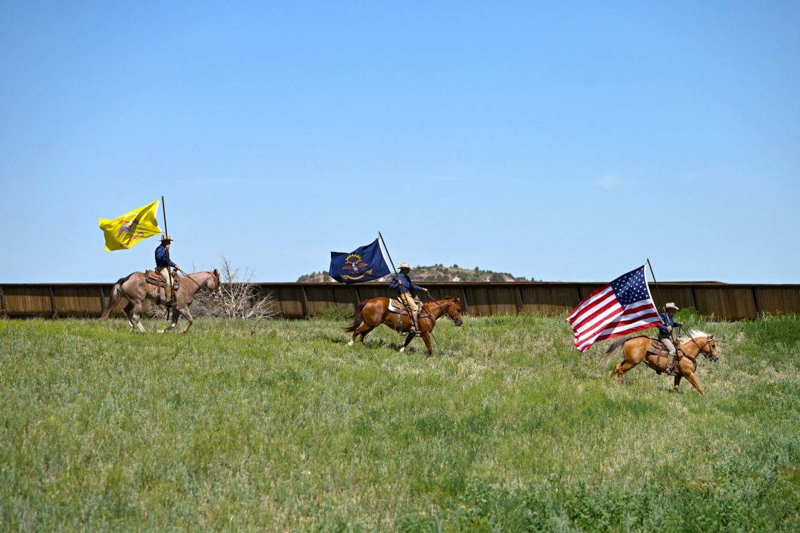 A wild-horse morning in the park