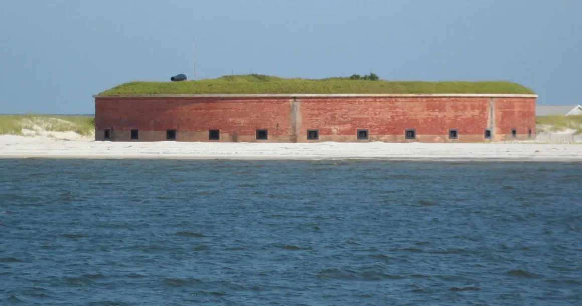 Fort Massachusetts sits on Ship Island