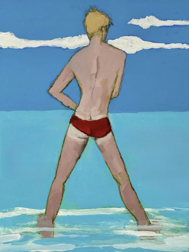 Richard Stabbert on Painting Men, Chasing Blue, and a Day in His Provincetown