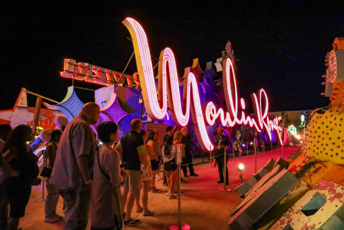 The Neon Museum﻿ at night