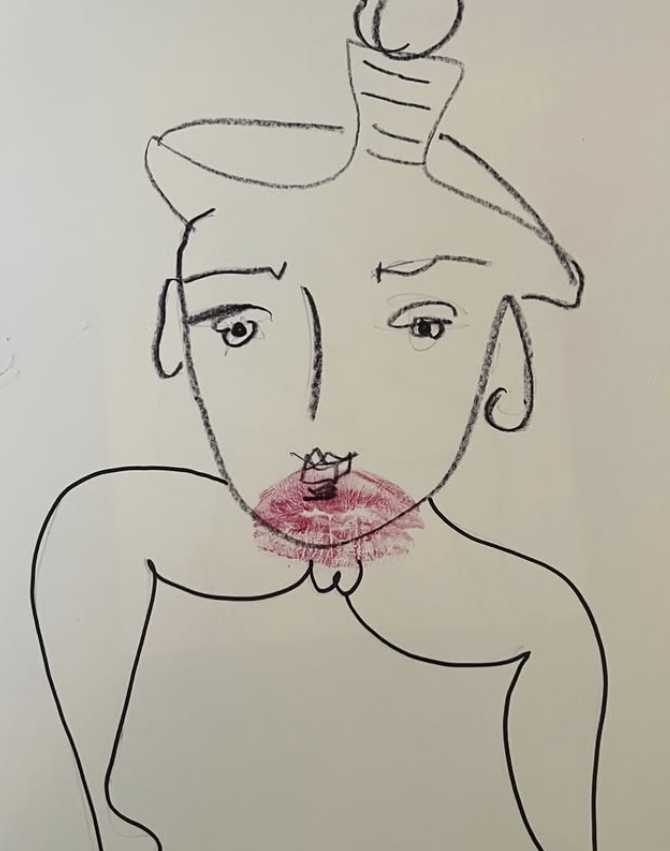 Drawing by Marie Beltrami