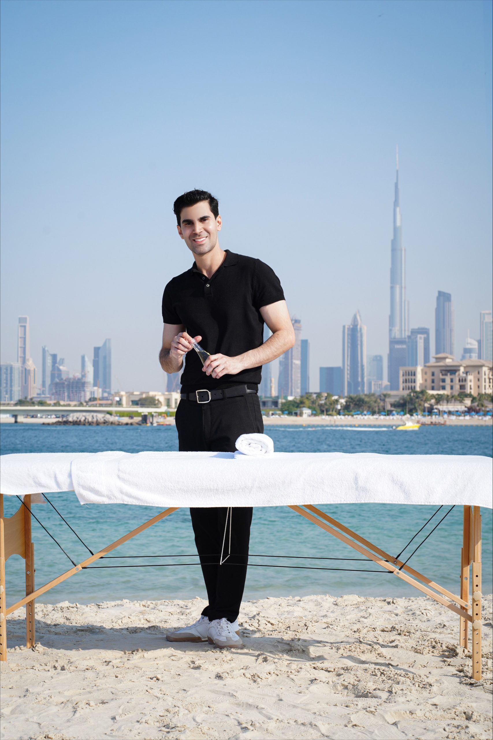 mobile male masseur in Dubai for outcall services Kian Massage