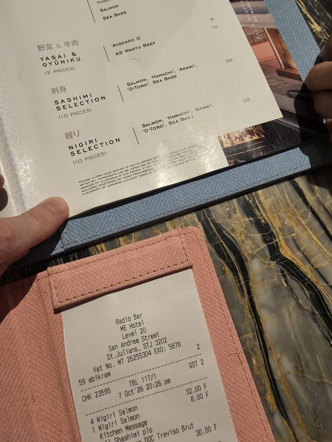 Radio Rooftop Malta May Try to Cheat You. Check Your Bill Before You Pay