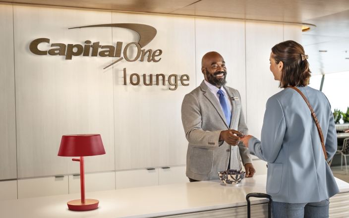 Capital One lounge at Washington