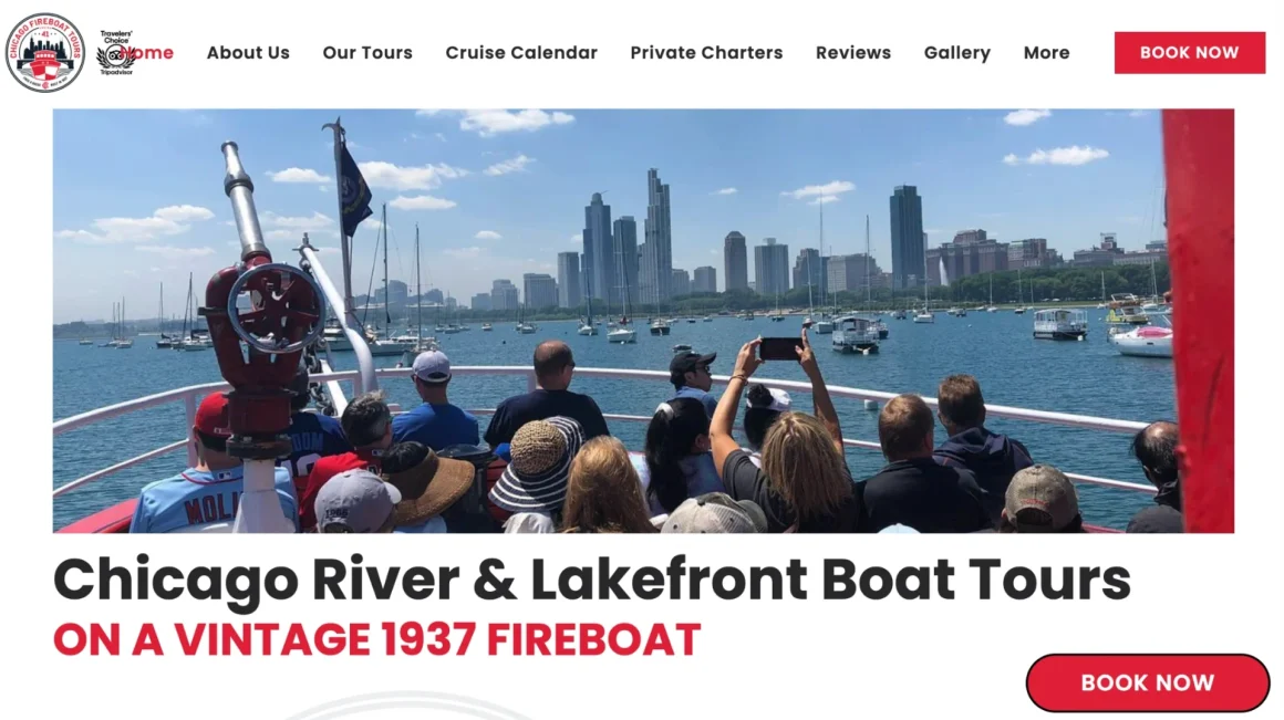 Chicago Fireboat Tours website