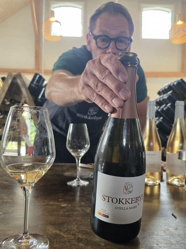 Danish sparkling wine from BY Stokkebye