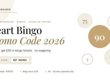 Heart Bingo Sign up Bonus and Promo Code