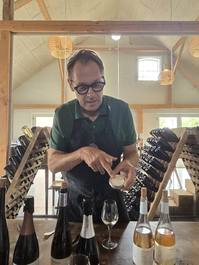 By Stokkebye sparkling wine from Denmark