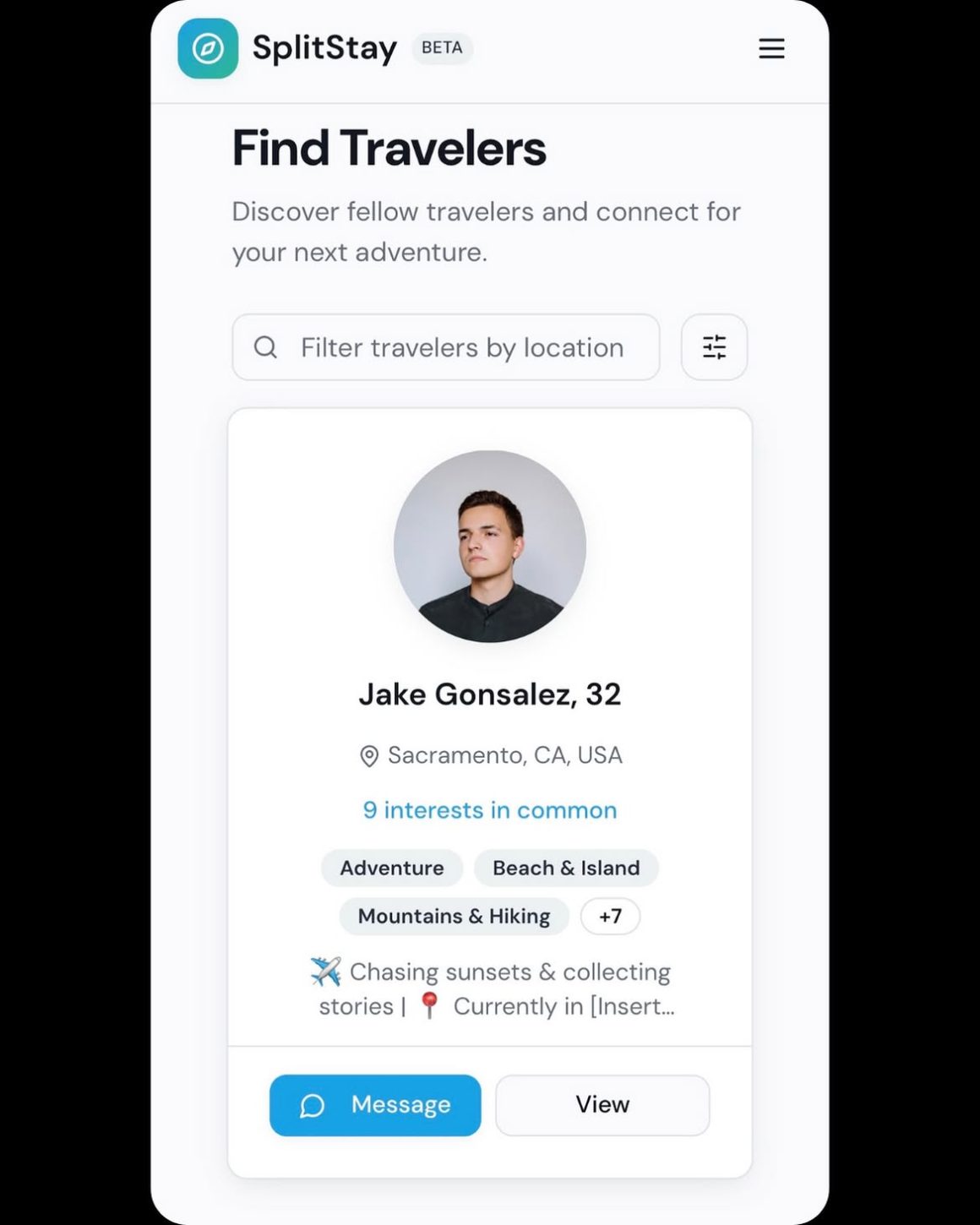 SplitStay app