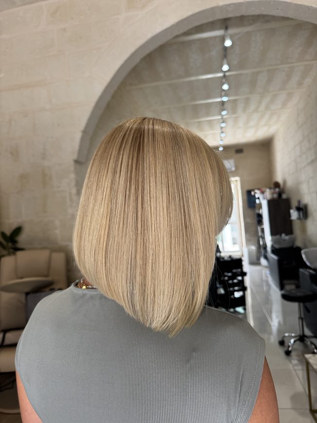 blond balayage for women hair birkirkara malta