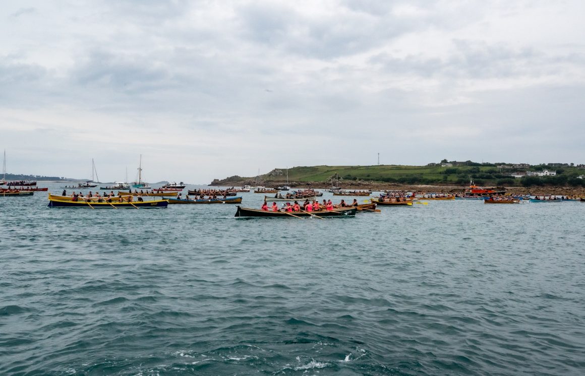 The final of the Boat Race on the Isles of Scilly