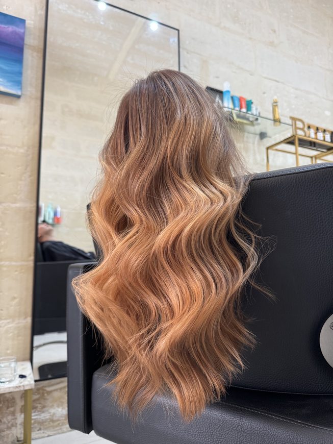 blond balayage hair salon birkirkara