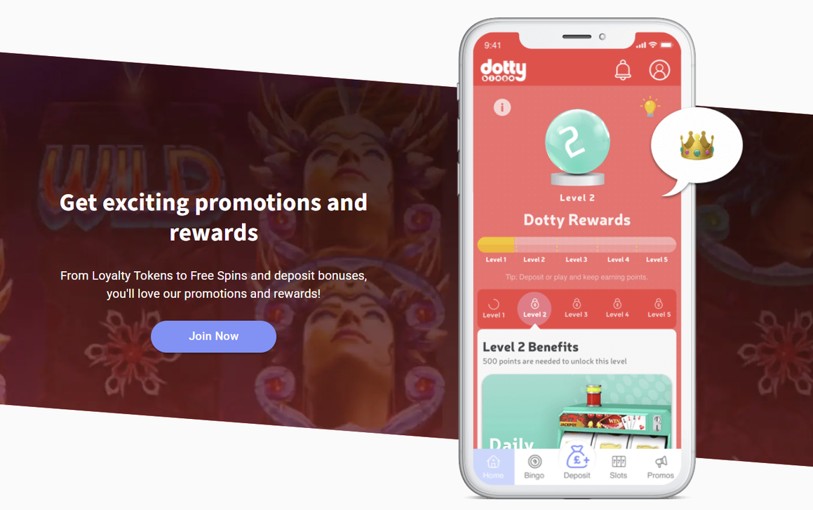 Dotty Bingo sign up offer