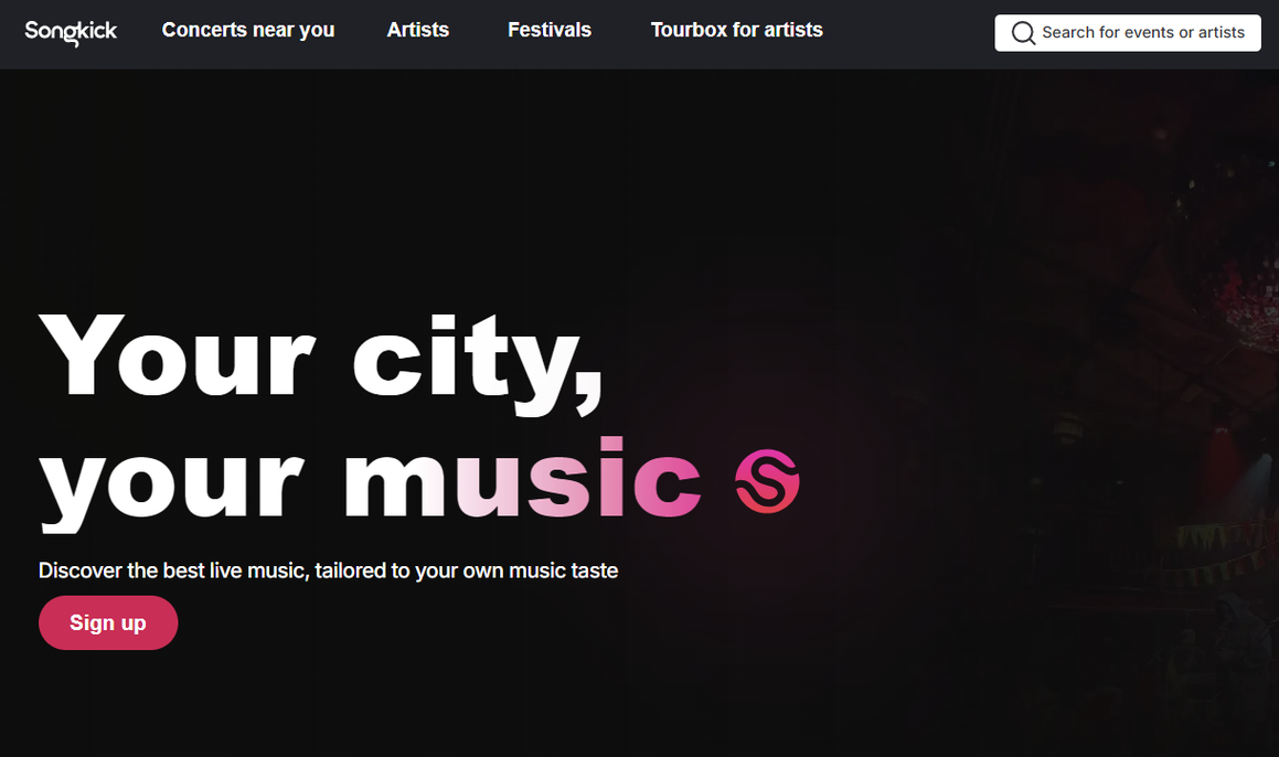 Songkick: When It's About the Music
