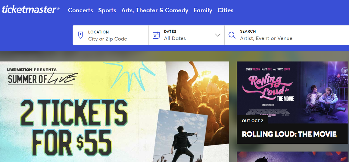 Ticketmaster: Arena Shows, Official Tickets, Musicals and Touring Productions