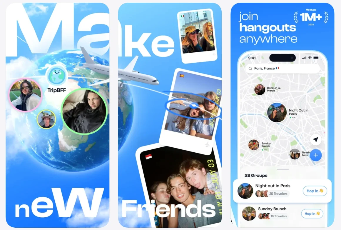 Tripbff travel friends App