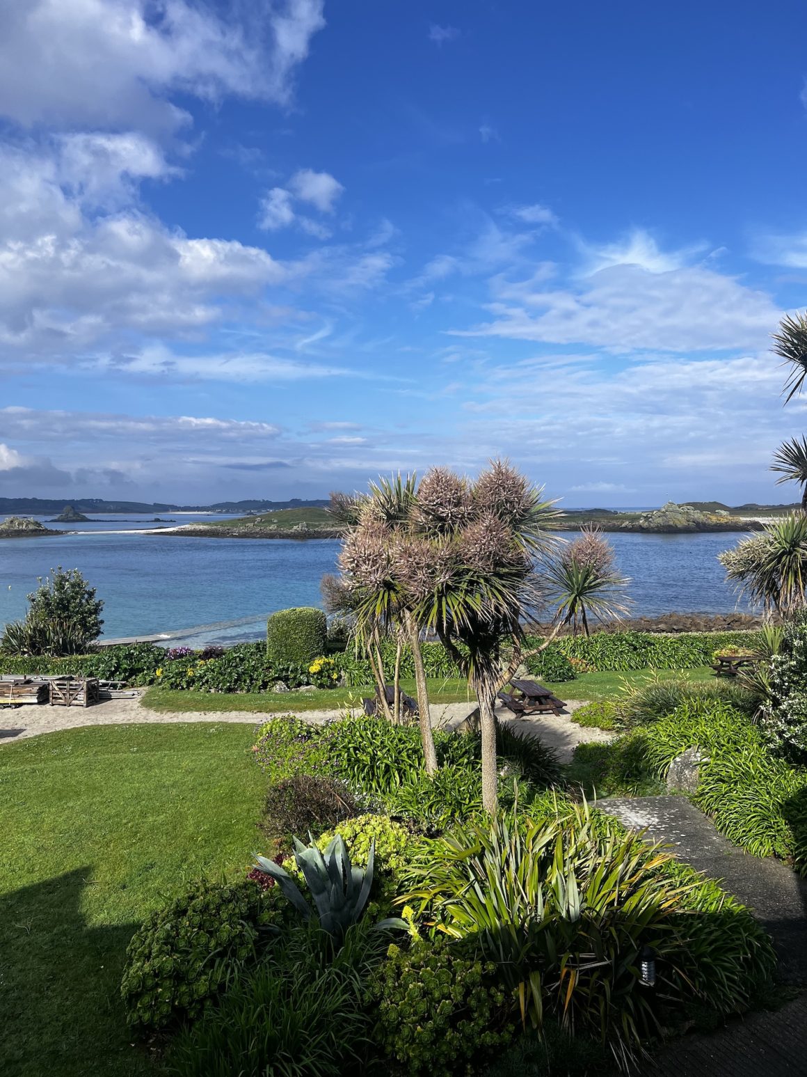 The view from the room at Karma Saint Martins hotel