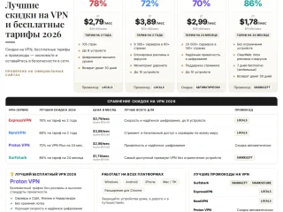 ВПН промокоды и сикдки