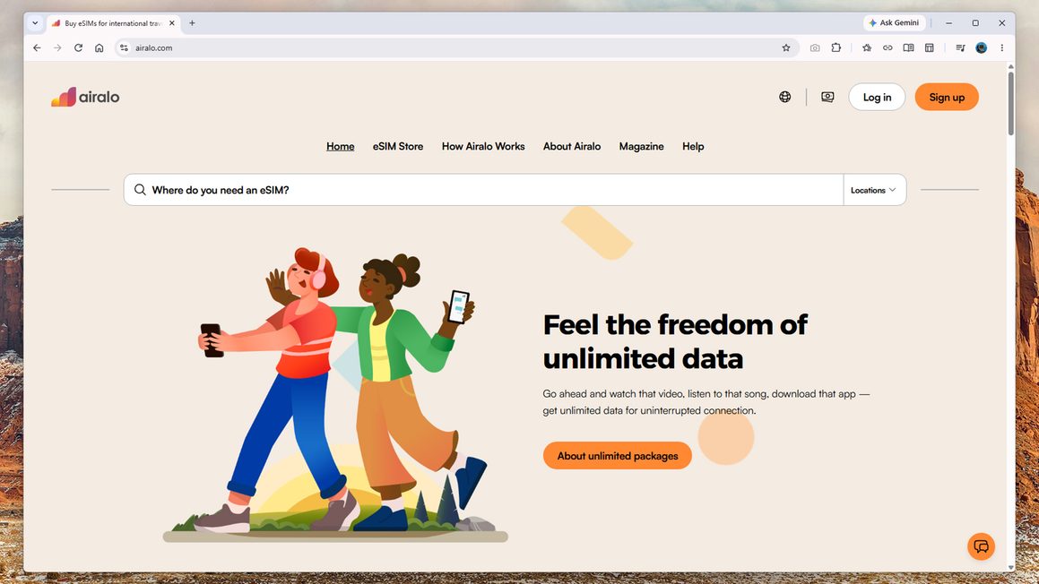 Airalo esim for Europe