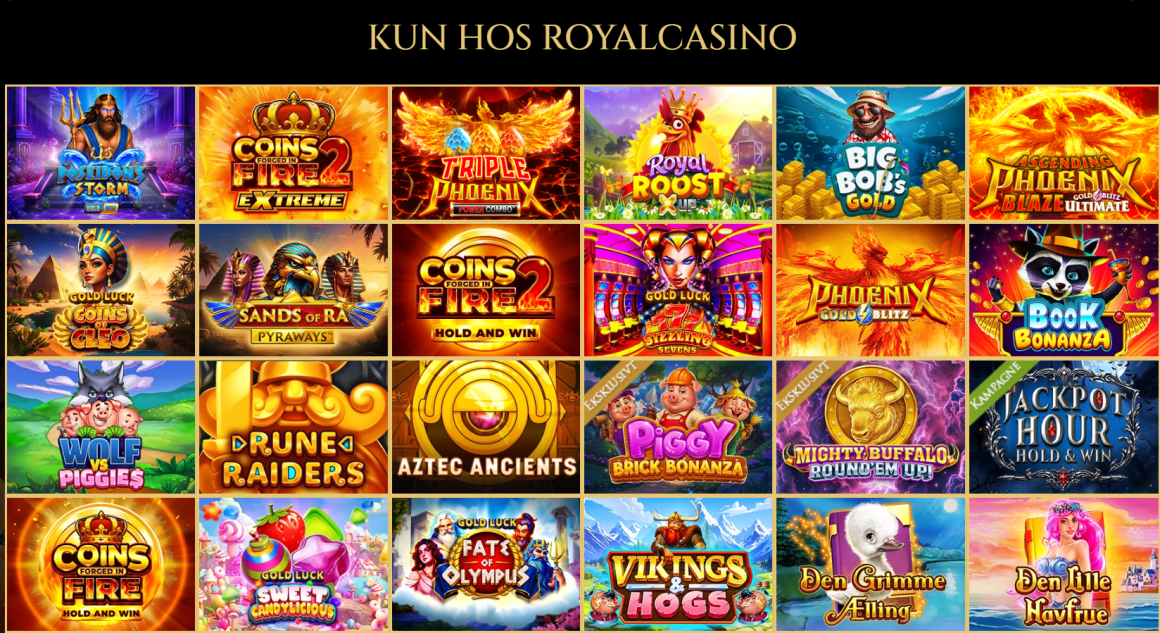 Bedste lovlige online casino Danmark - Royal Casino