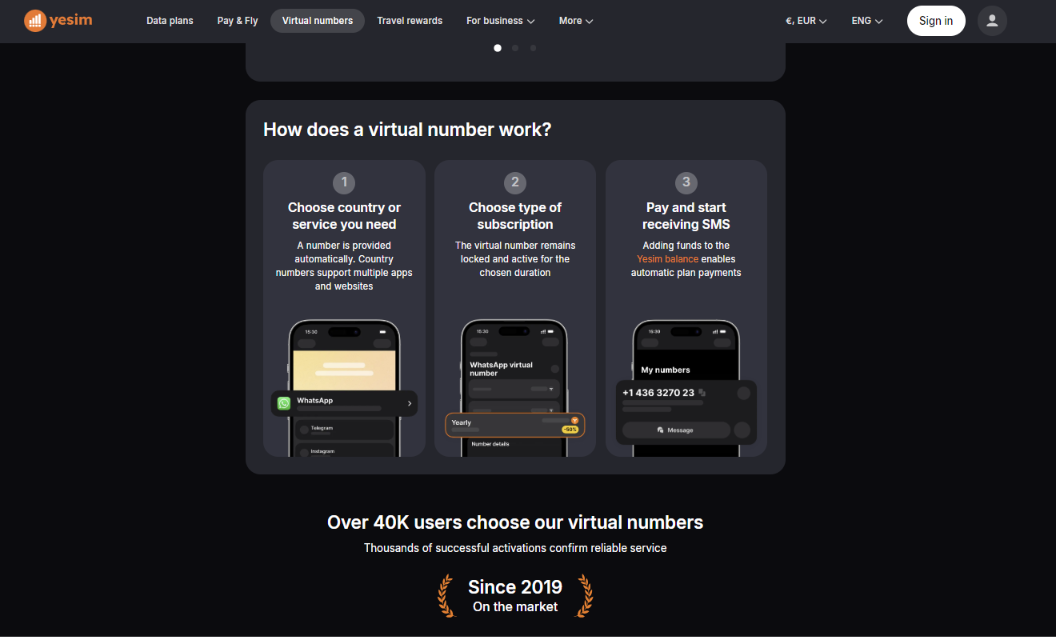 Yesim Virtual Numbers: A Second Phone Number Without a Second SIM