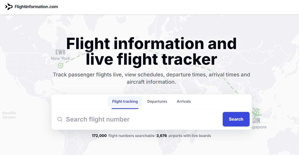 flight information and tracking live