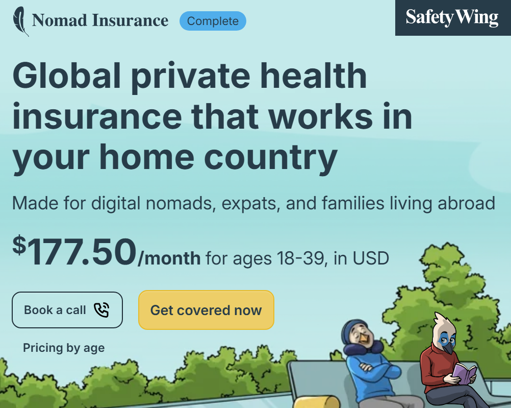 nomad insurance for expats SafetyWing Complete Insurance